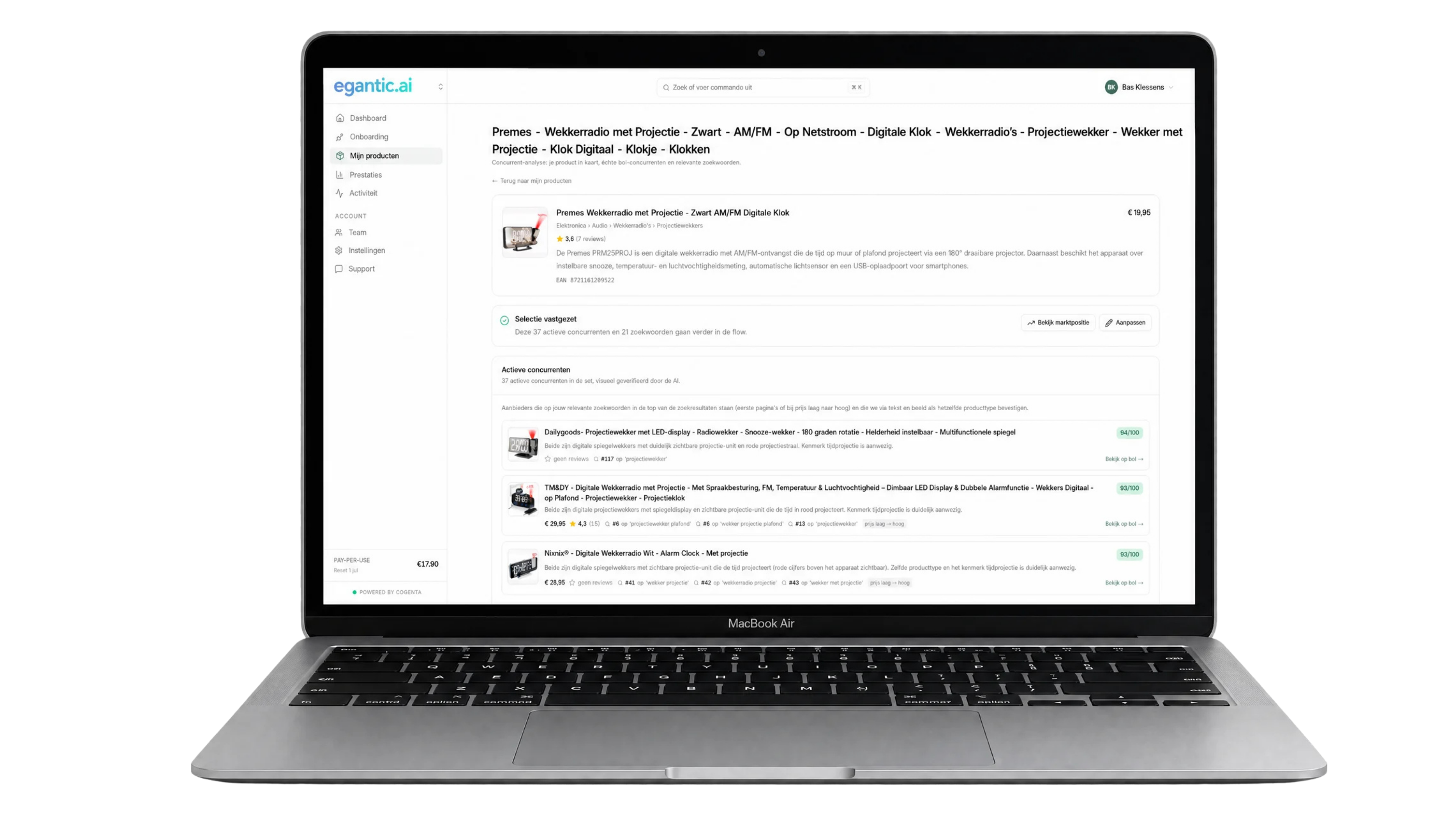 egantic dashboard